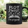 Book Reader Bookworm Plot Twist I'm Pregnant Graphic Print Coffee Mug Gifts ideas