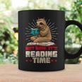 Book Reader Sloth Bookworm Reading Book Club Graphic Print Coffee Mug Gifts ideas