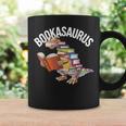 Book Reading Dinosaur T-Rex Dino Bookworm Graphic Print Coffee Mug Gifts ideas