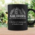 Book Reading Lover Bookworm Abibliphobia Reading Graphic Print Coffee Mug Gifts ideas