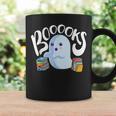 Book Reading Lover Halloween Ghost Librarian Reading Club Graphic Print Coffee Mug Gifts ideas