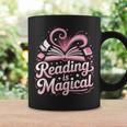 Book Reading Reading Is Magical Graphic Print Coffee Mug Gifts ideas