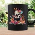 Book Reading Skull Skeleton Flowers Floral Bookish Butterfly Graphic Print Coffee Mug Gifts ideas Book Reading Skull Skeleton Flowers Floral Bookish Butterfly Graphic Print Coffee Mug Gifts ideas