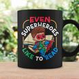 Book Reading Superheroes Like To Read Graphic Print Coffee Mug Gifts ideas
