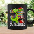 Book Readosaurus Dinosaur Books Library Reading Lovers Graphic Print Coffee Mug Gifts ideas
