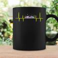 Book Shelf Heartbeat Graphic Print Coffee Mug Gifts ideas