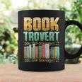 Book Trovert Introvert Reader Graphic Print Coffee Mug Gifts ideas