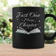 Bookaholic Saying About Books Just One More Chapter Graphic Print Coffee Mug Gifts ideas