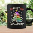 All Booked For Christmas Book Lovers Xmas Tree Women Graphic Print Coffee Mug Gifts ideas