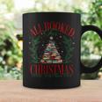 All Booked For Christmas Holly Xmas Jolly Book Club Teacher Graphic Print Coffee Mug Gifts ideas