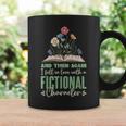 Bookish Fictional Character Book Lover Graphic Print Coffee Mug Gifts ideas