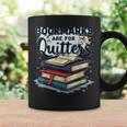 Bookmarks Are For Quitters Reading Quote Book Lover Graphic Print Coffee Mug Gifts ideas