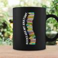 Books Are My Anatomy Spine Backbone Bookworm Reading Graphic Print Coffee Mug Gifts ideas