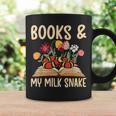 Books & My Milk Snake Owner Milk Snake Lover Milk Snakes Graphic Print Coffee Mug Gifts ideas
