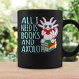 Books And Axolotl Kawaii Animal Axolotls Lover Owner Graphic Graphic Print Coffee Mug Gifts ideas
