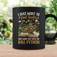 Books And My Ball Python Owner Ball Python Lover Graphic Print Coffee Mug Gifts ideas