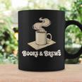 Books And Brews Coffee Reader Library Bibliophile Bookworm Graphic Print Coffee Mug Gifts ideas
