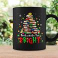 Books Make You Bright Christmas Librarian Book Lover Graphic Print Coffee Mug Gifts ideas