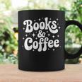 Books And Coffee Retro Reading Quote Graphic Print Coffee Mug Gifts ideas