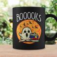 Books Ghost Boooks Halloween Reading Librarian Teacher Book Graphic Print Coffee Mug Gifts ideas