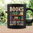 Books Are My Happy Place Graphic Print Coffee Mug Gifts ideas