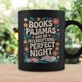 Books And Pajamas Book Lover Reading Reader Graphic Print Coffee Mug Gifts ideas Books And Pajamas Book Lover Reading Reader Graphic Print Coffee Mug Gifts ideas