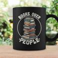 Books Over People Rainbow Reading Bookworm Book Lovers Graphic Print Coffee Mug Gifts ideas