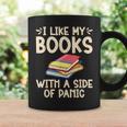 I Like My Books With a Side Of Panic Thriller Graphic Print Coffee Mug Gifts ideas I Like My Books With a Side Of Panic Thriller Graphic Print Coffee Mug Gifts ideas
