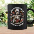 I Like My Books Steamy And My Music Screamy Graphic Print Coffee Mug Gifts ideas