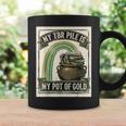 Books My TBR Pile Is My Pot Of Gold Rainbow Bookish Irish Graphic Print Coffee Mug Gifts ideas