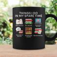 Books Things I Do In My Spare Time Reading Graphic Print Coffee Mug Gifts ideas