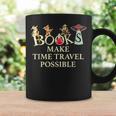 Books Make Time Travel Possible Book Reader Graphic Print Coffee Mug Gifts ideas