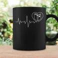 Bookworm Books Heartbeat Book Graphic Print Coffee Mug Gifts ideas