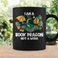 Bookworm Books Reading I Am A Book Dragon Graphic Print Coffee Mug Gifts ideas