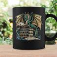 Bookworm Dragons Reading Book Dragons And Books Graphic Print Coffee Mug Gifts ideas