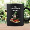 The Bookworm Gnome Christmas Gnome Book Reading Enthusiast Graphic Print Coffee Mug Gifts ideas