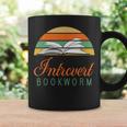 Bookworm Introvert Fun Book Lovers Reading Graphic Print Coffee Mug Gifts ideas