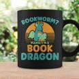 Bookworm Kids Dragon Lover Book Reader Fun Graphic Print Coffee Mug Gifts ideas