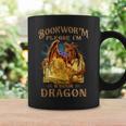 Bookworm Please I'm a Book Dragon Dragon Books Lovers Graphic Print Coffee Mug Gifts ideas