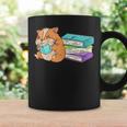 Bookworm Reading Hamster Books Graphic Print Coffee Mug Gifts ideas