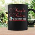 Bookworm Shirt Single Taken Checklist Too Busy Reading Books Graphic Print Coffee Mug Gifts ideas