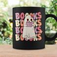 Boooks Halloween Ghost Pun Boo Books Groovy Ghost Graphic Print Coffee Mug Gifts ideas