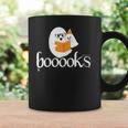 Booooks Halloween Cute Ghost Reading Library Books Graphic Print Coffee Mug Gifts ideas