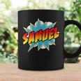 Boys Samuel Comic Book Superhero Name Graphic Print Coffee Mug Gifts ideas