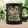 Camo Floral Books Wildflower Botanical Reading Lover Graphic Print Coffee Mug Gifts ideas