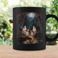 Camping Sheet Ghost Reading Book At Campfire Halloween Graphic Print Coffee Mug Gifts ideas Camping Sheet Ghost Reading Book At Campfire Halloween Graphic Print Coffee Mug Gifts ideas