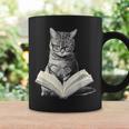 Cat Bookworm Reading Book Graphic Graphic Print Coffee Mug Gifts ideas