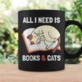 Cat Lovers All I Need Is Books & Cats Book Men Women Kids Graphic Print Coffee Mug Gifts ideas Cat Lovers All I Need Is Books & Cats Book Men Women Kids Graphic Print Coffee Mug Gifts ideas