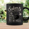 Cat Witch Salem Book Club Reading Halloween Book Lover Graphic Print Coffee Mug Gifts ideas