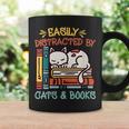 Cats And Books Easily Distracted By Cats And Books Graphic Print Coffee Mug Gifts ideas Cats And Books Easily Distracted By Cats And Books Graphic Print Coffee Mug Gifts ideas